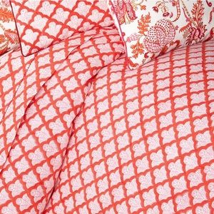 Roller rabbit red Jemina Duvet Cover.